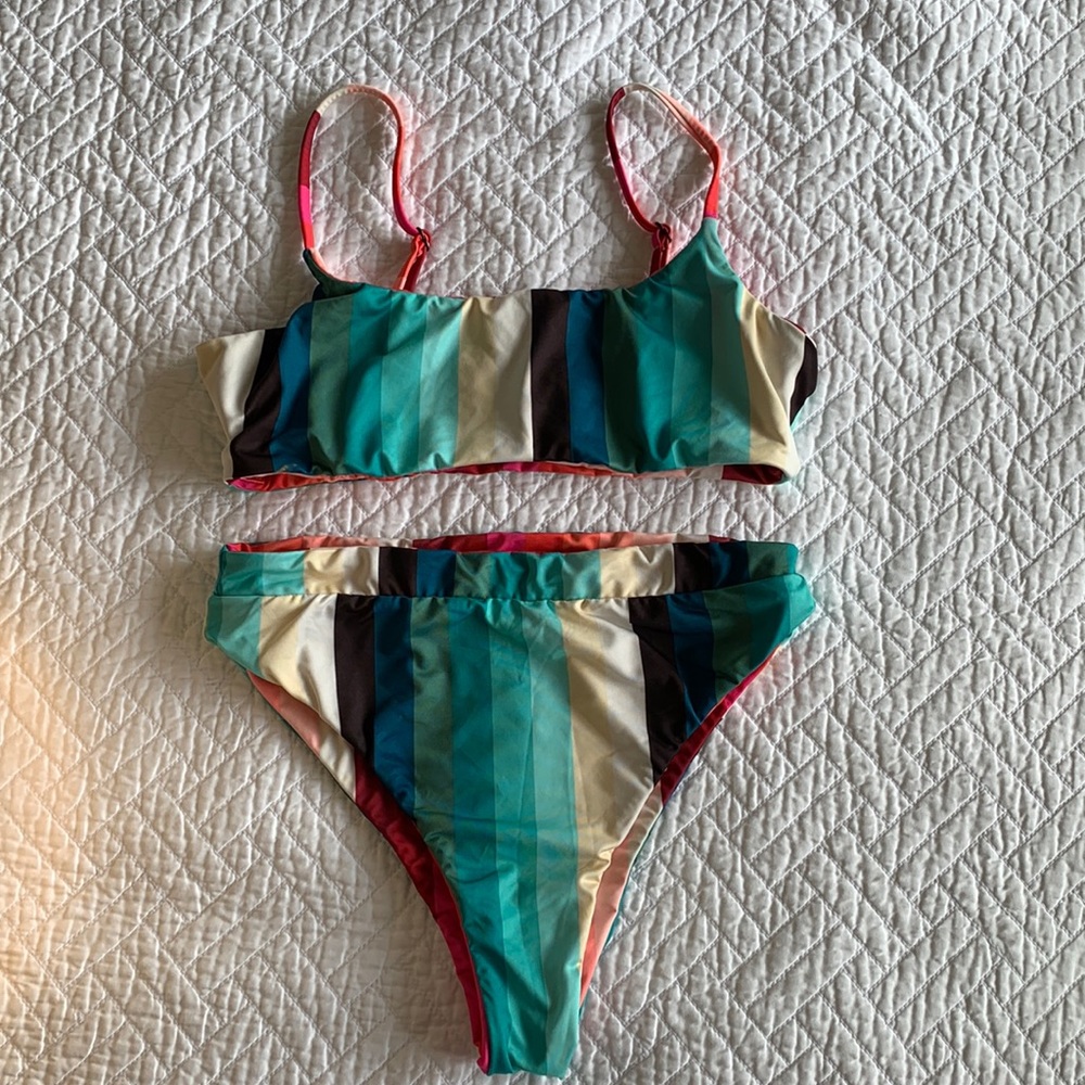 Reversible Billabong High Rise Swim Suit